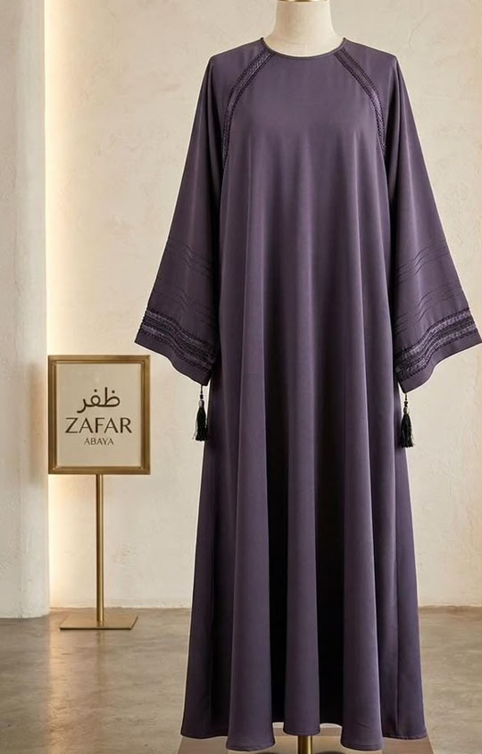 Lavender Mist Abaya 2