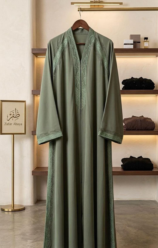 Olive Essence Abaya 2